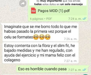 Opinión cliente Fiber Gold — fibra prebiótica y probiótica Colombia