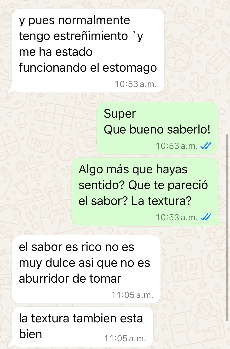 Opinión cliente 7 malteada para bajar de peso Enjoy MOD Nutrition