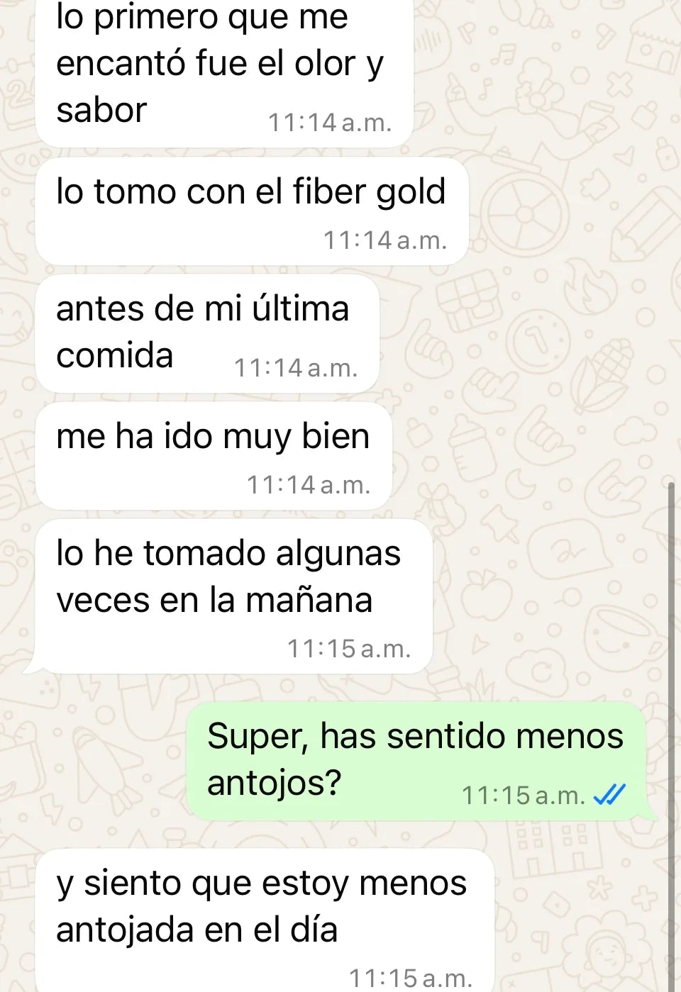 Opinión cliente 8 malteada para bajar de peso Enjoy MOD Nutrition