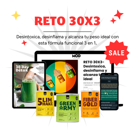 Reto 30x3 para pérdida de peso | MOD Nutrición
