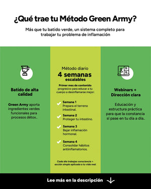 Batido Verde en Polvo Green Army MOD Nutrition que trae tu metodo numero 3