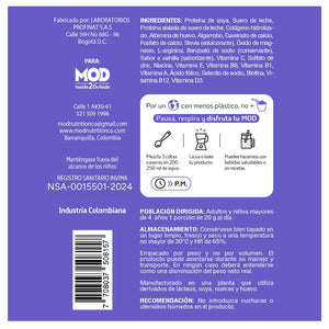 Colageno Hidrolizado Rock Body MOD Nutrition ingredientes numero 5