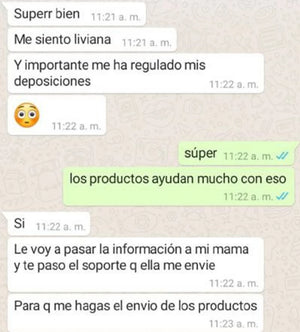 Testimonio cliente Fiber Gold — fibra para limpiar el colon naturalmente