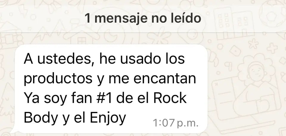 Testimonio cliente Enjoy — energizante natural para retención de líquidos