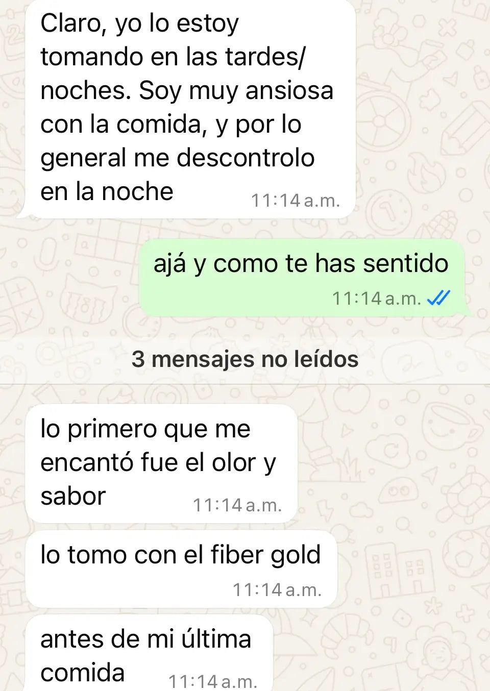 Opinión cliente 3 malteada para bajar de peso Enjoy MOD Nutrition