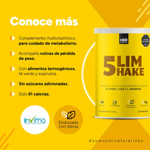 Malteada para Bajar de Peso MOD Nutrition registro INVIMA numero 9