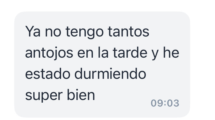 Opinión cliente Enjoy — energizante natural en polvo para mujeres