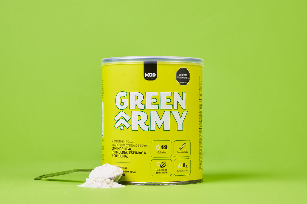 Batido verde en polvo detox natural MOD Nutrition