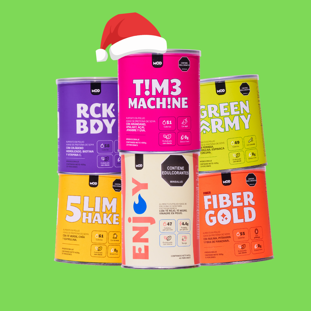 Six Pack Navideño Familiar-6 Batidos Saludables