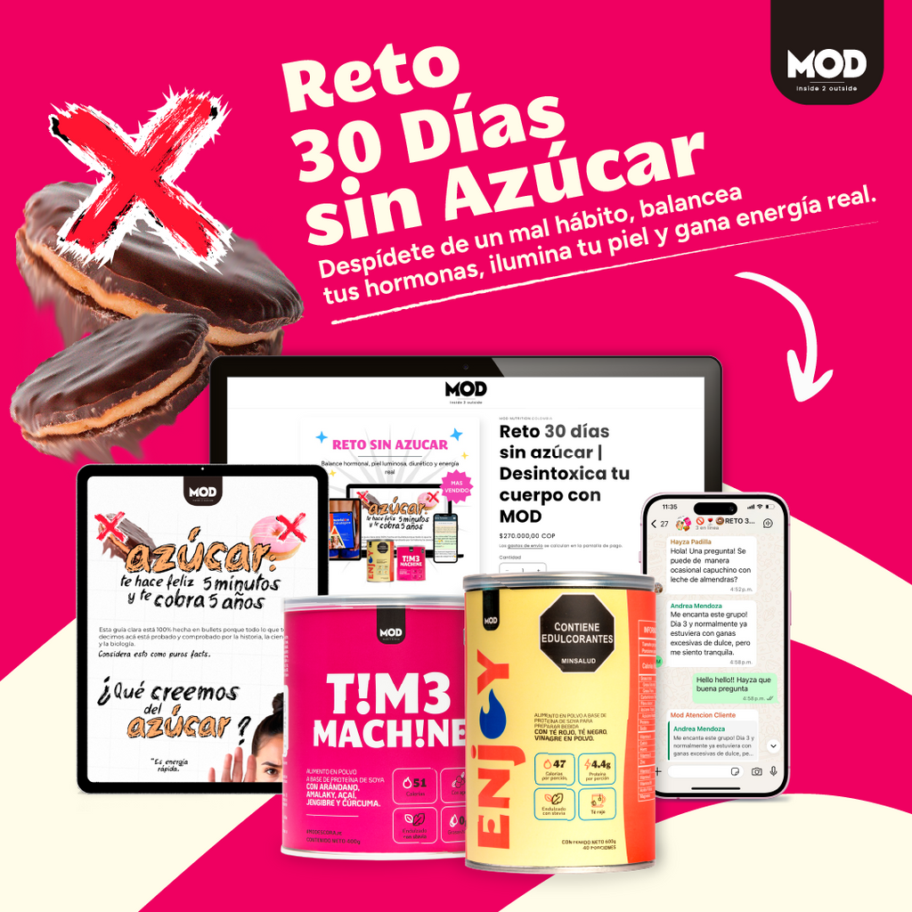 Reto 30 días sin azúcar | Desintoxica tu cuerpo con MOD